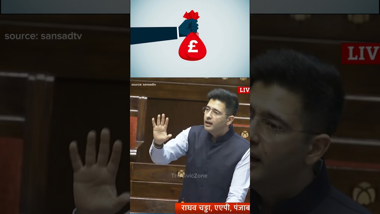 Raghav Chadha raised the issue of various types of bank charges