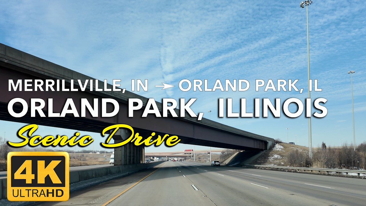 Scenic Drive from Merrillville, IN to Orland Park, IL | Detours, Cut-Throughs & Traffic Avoidance