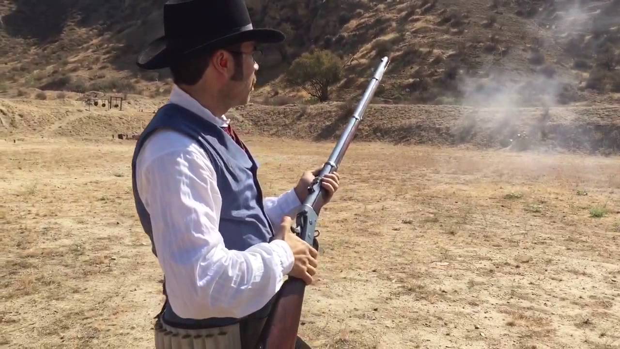 Eric with his .50-70 Remington Rolling Block [1871 (original)]