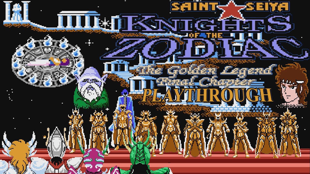[ENG] Saint Seiya Ougon Densetsu Kanketsu Hen (NES) Playthrough/ Adaptaion true to source material.