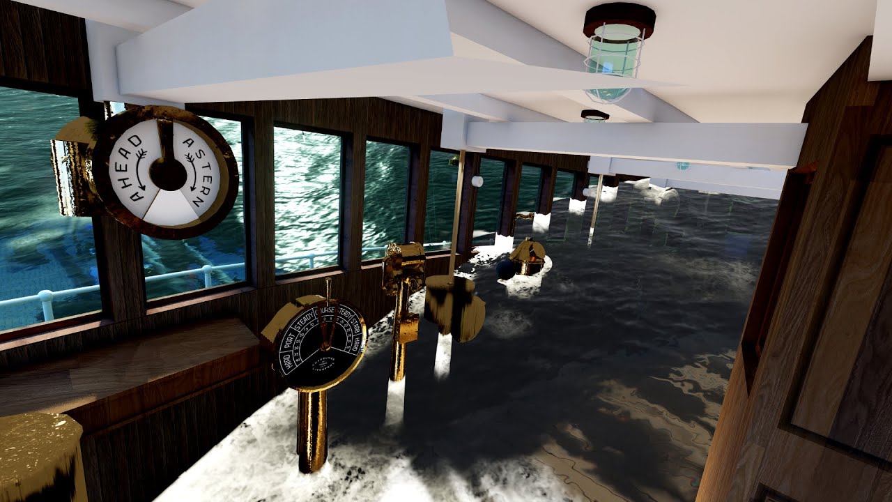 Lusitania: Bridge Flooding Animation