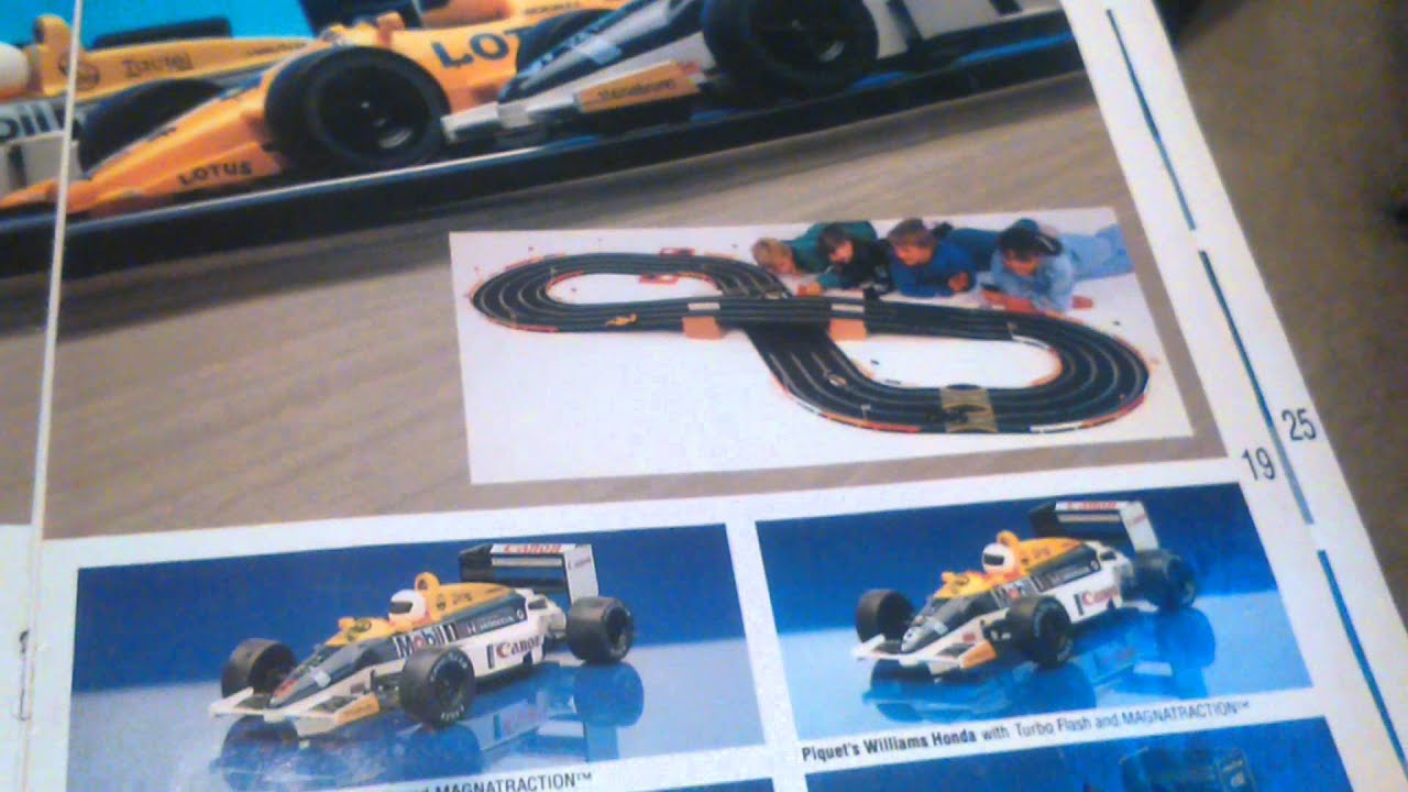 A look through the 1989 Scalextric broucher