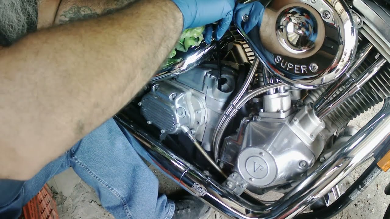 1995 HARLEY DAVIDSON SUPERGLIDE OIL CHANGE #harley #harleydavidsonmotorcycles