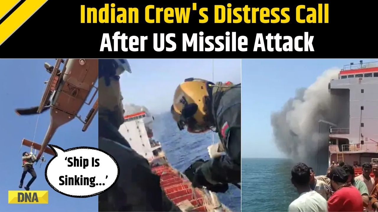 US Iran War: Indian Crew's Distress Call After Ship Hit By US Missile In Oman | Israel Iran War