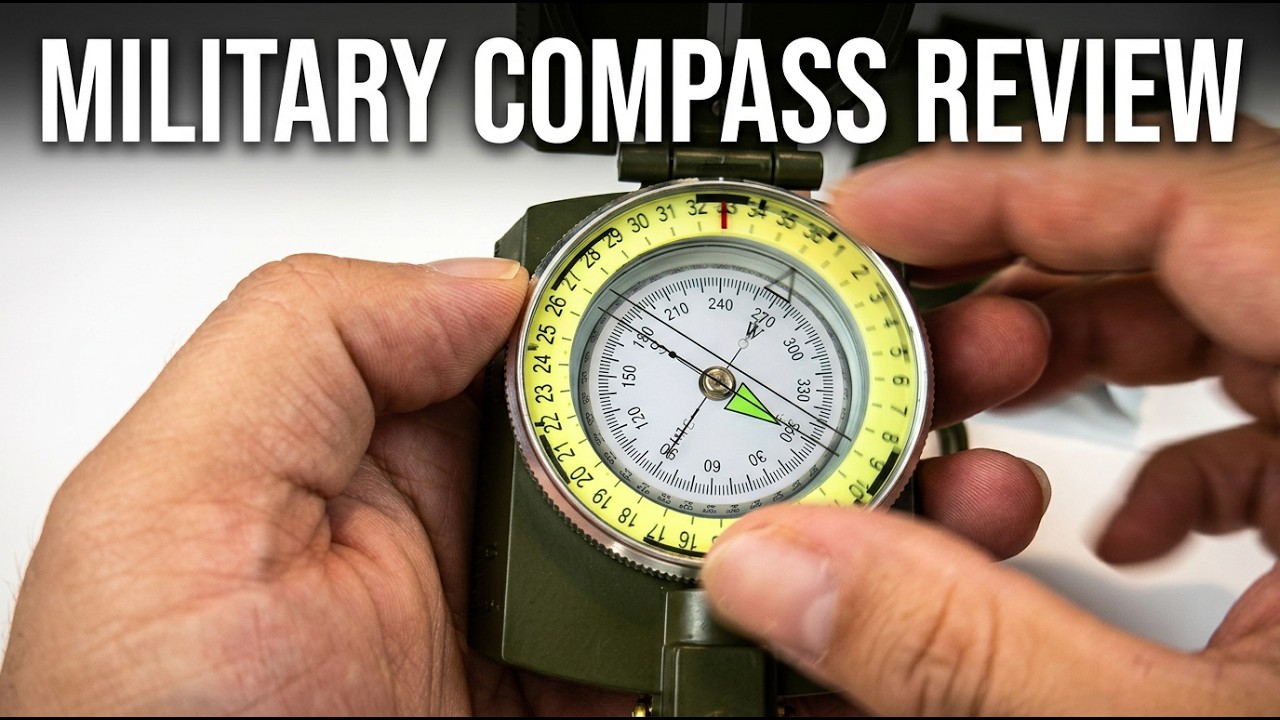 Lensatic Military Sighting Compass Unboxing