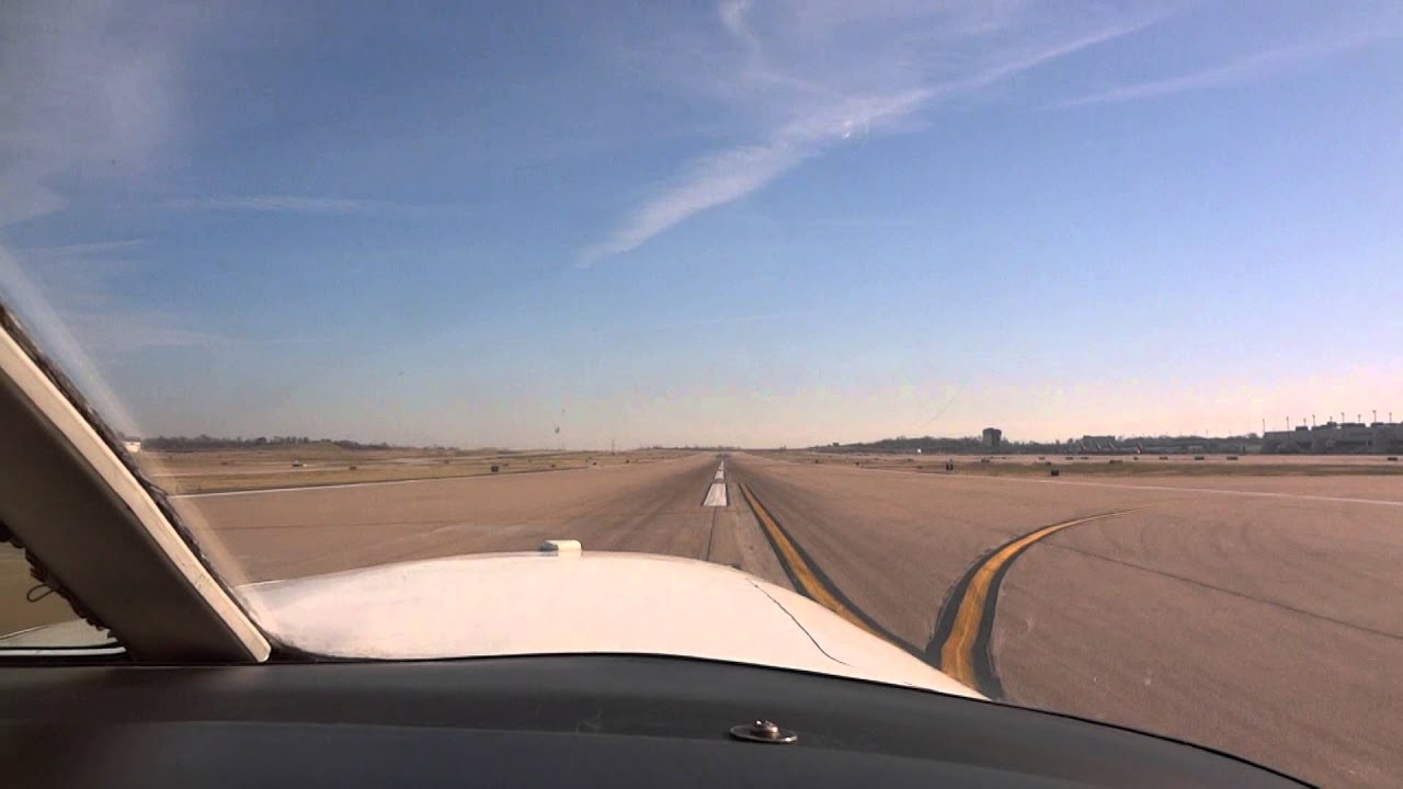 Cape Air Cessna-402 Taking-Off at Lambert-St. Louis International Airport