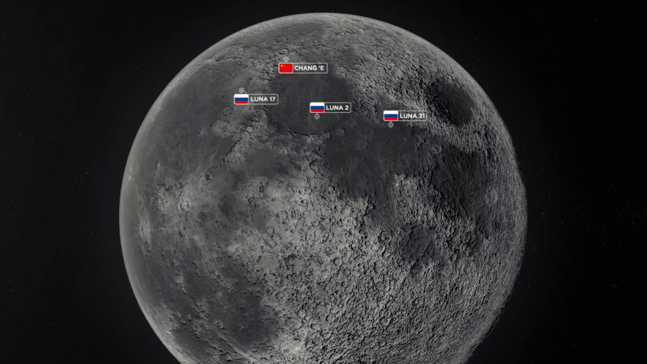 MOON LANDING SITES