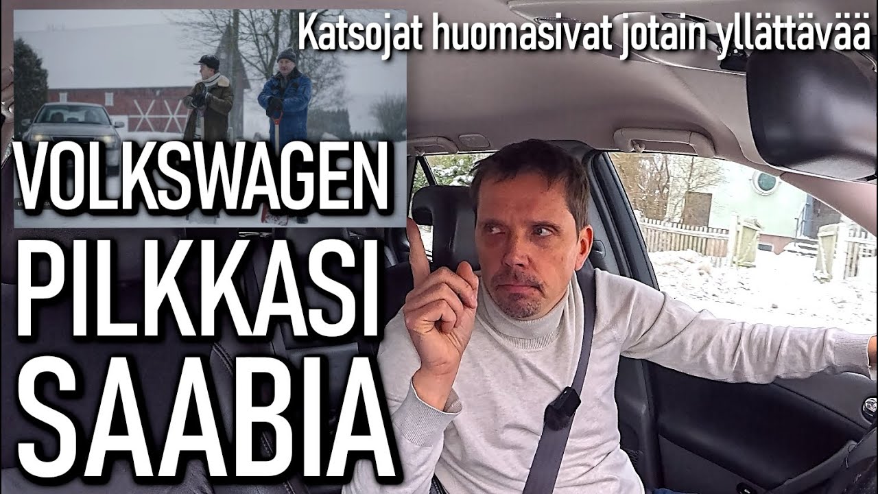 Volkswagen pilkkasi Saabia – Katsojat huomasivat jotain yllättävää