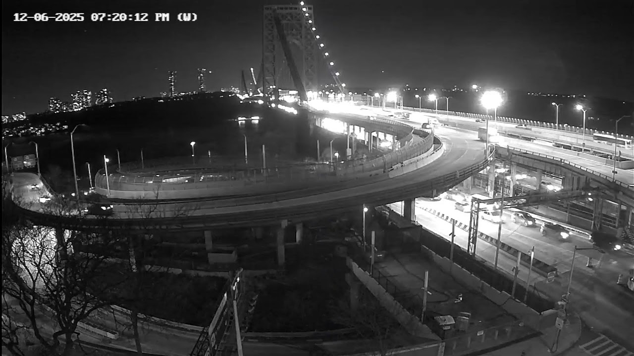 GWB NYC Side Live: Watch the Majestic George Washington Bridge Anytime.
