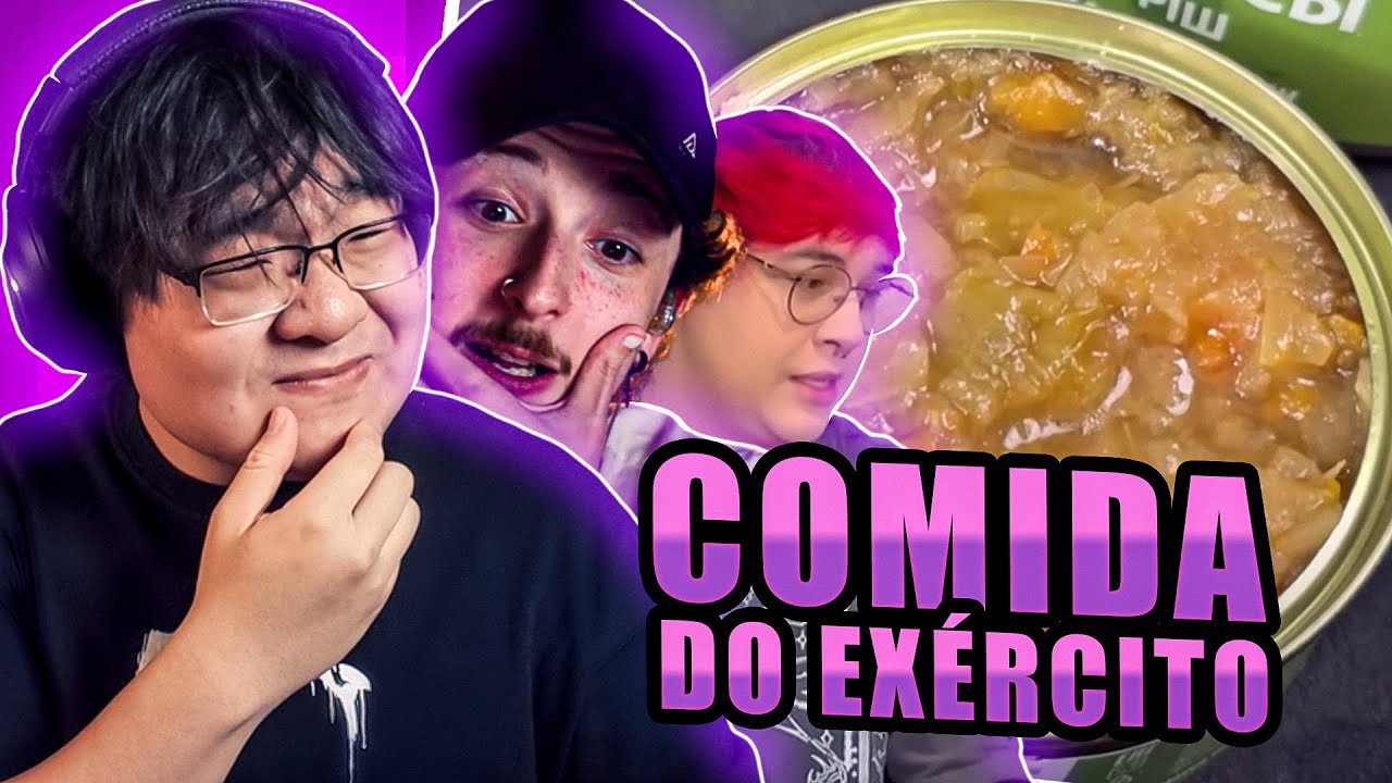A PIOR DE TODAS AS COMIDAS DO EXÉRCITO? (ft. Scottonauta e Kellerzons)