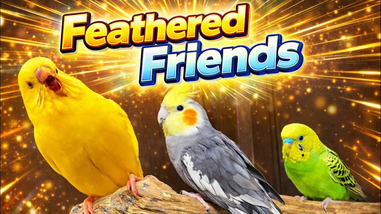 BUDGIES AND COCKATIEL🥰