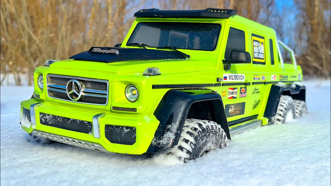 Mercedes G63 6x6 RC Crawler Traxxas TRX 6 Snow OFF Road Racing