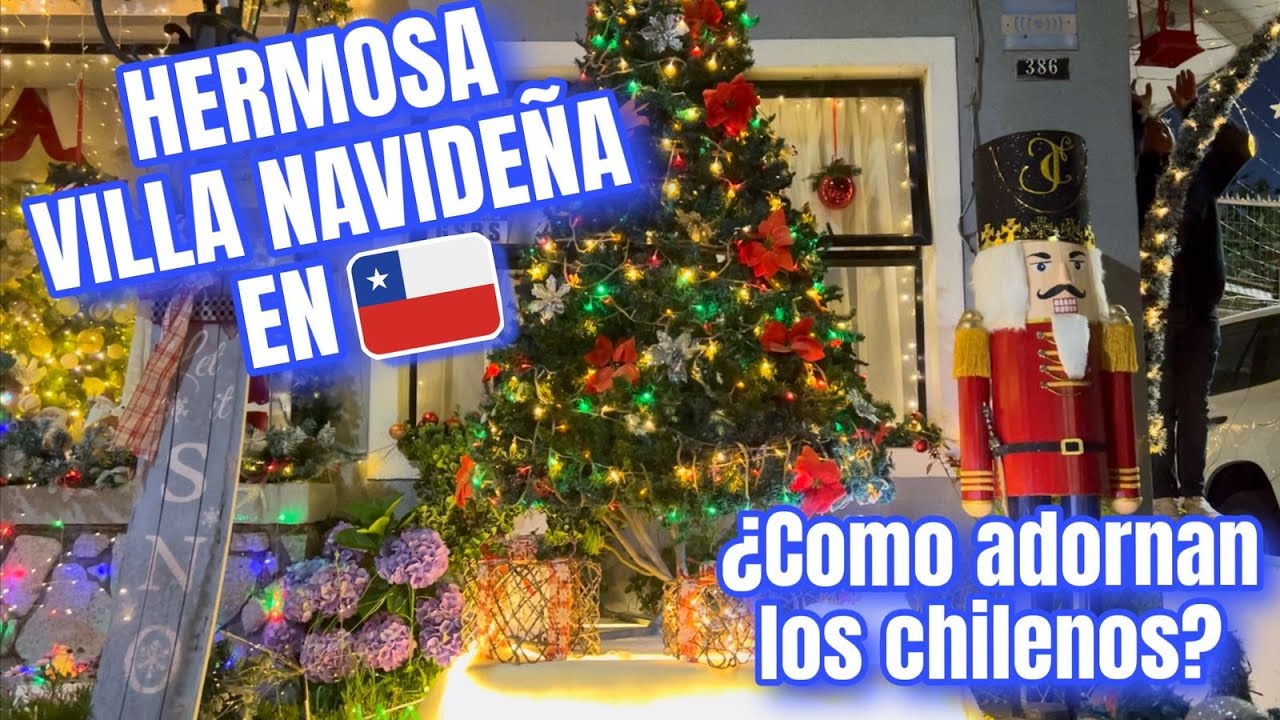 NAVIDAD EN CHILE, éste barrio es MAGICO | Mexicano en Chile
