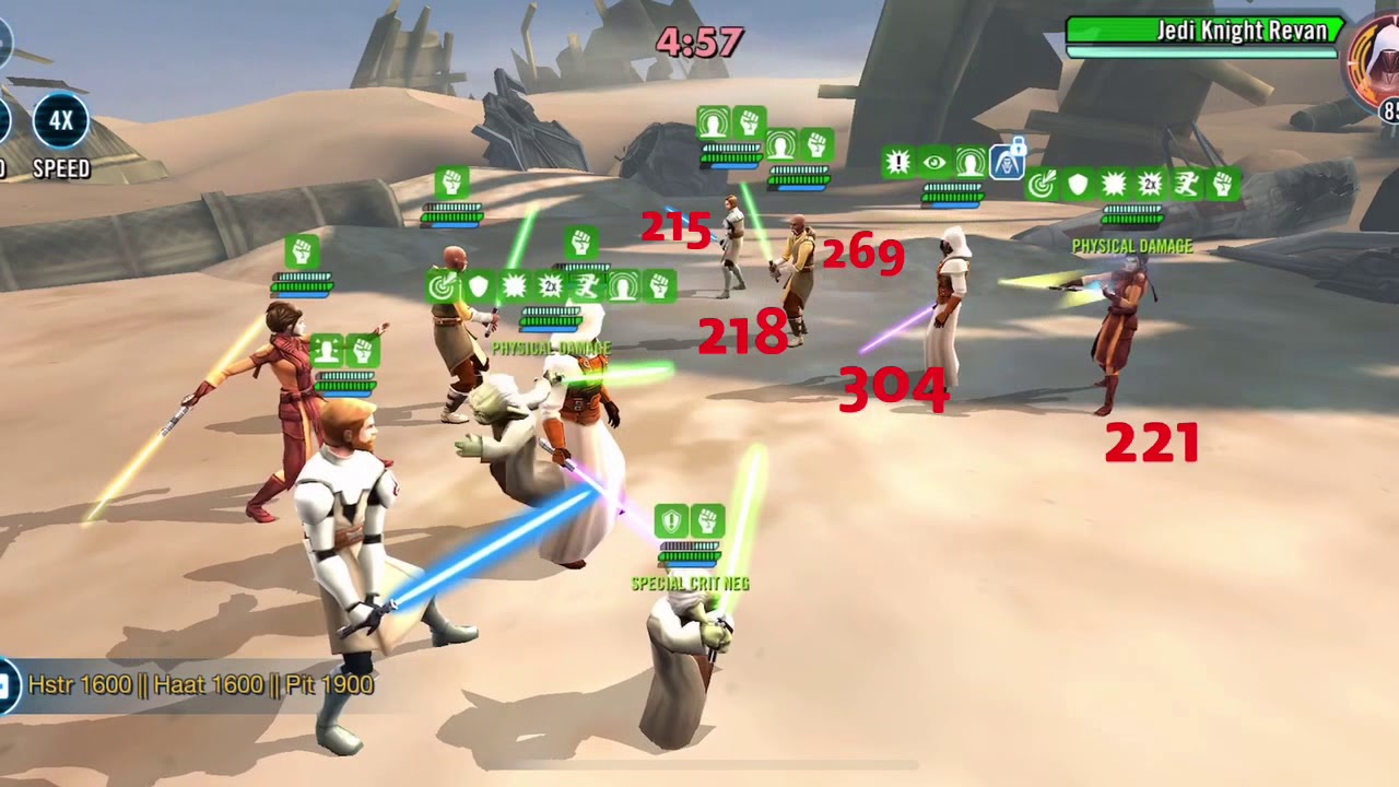 SWGOH: Mirror Matches vs Faster Revan