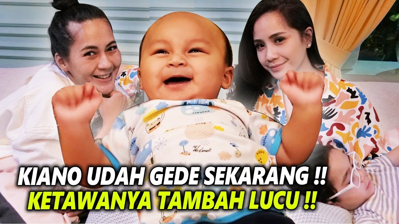 KIANO TAMBAH GEMESH !! KETAWANYA TAMBAH LEBAR AJA.. KIANO DENGER MAMAH2 MUDA PADA GOSIP !!