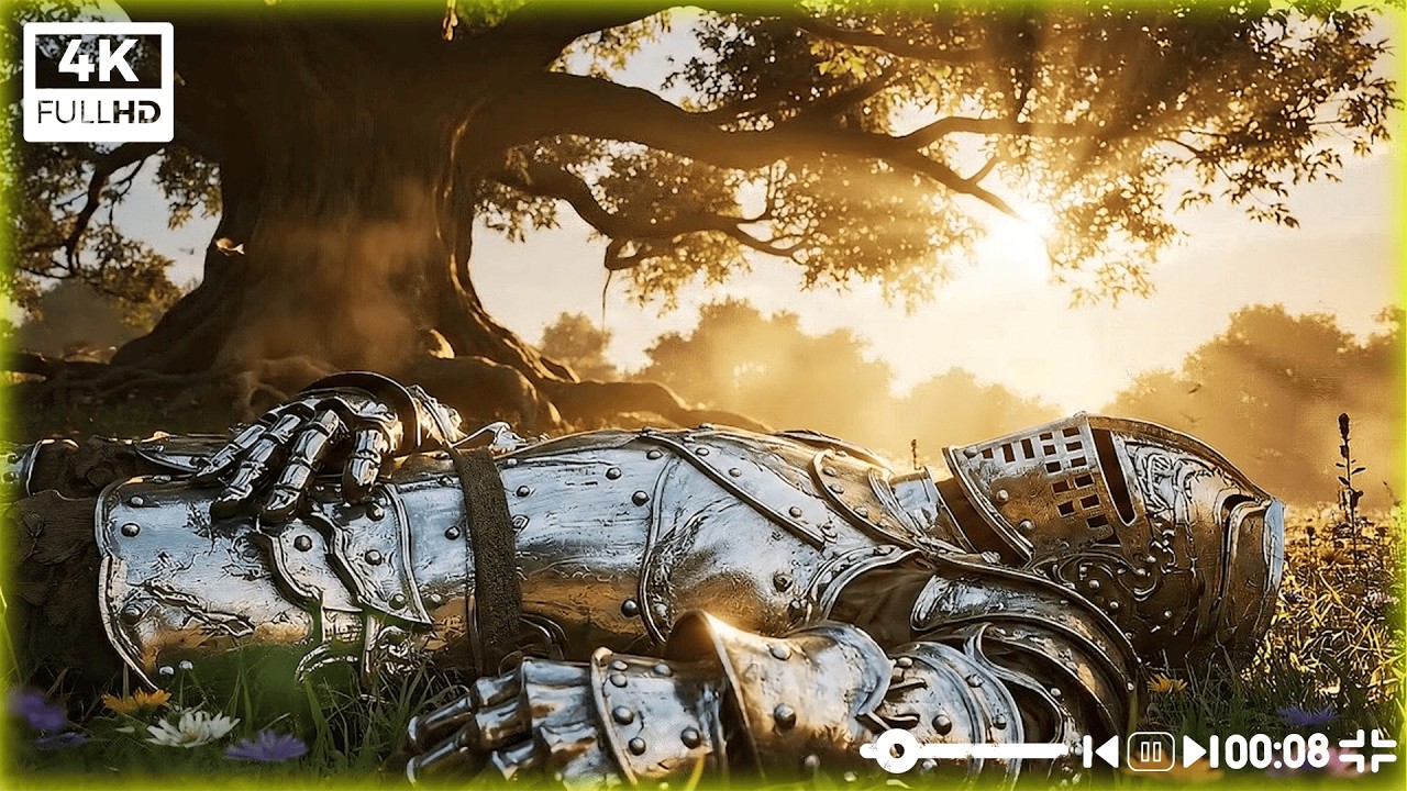 The Resting Knight Under the Ancient Tree (Cinematic 4K)