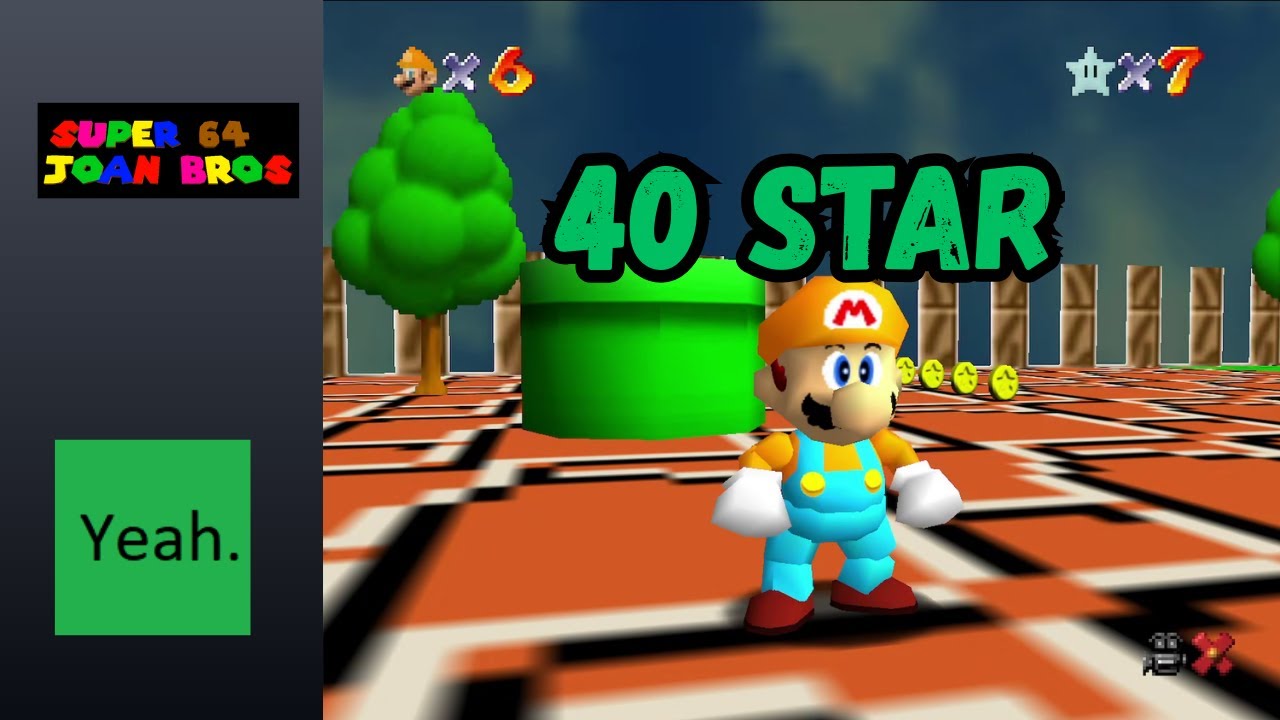 [PB] 40 Star in 30:39 - Super Joan Bros 64