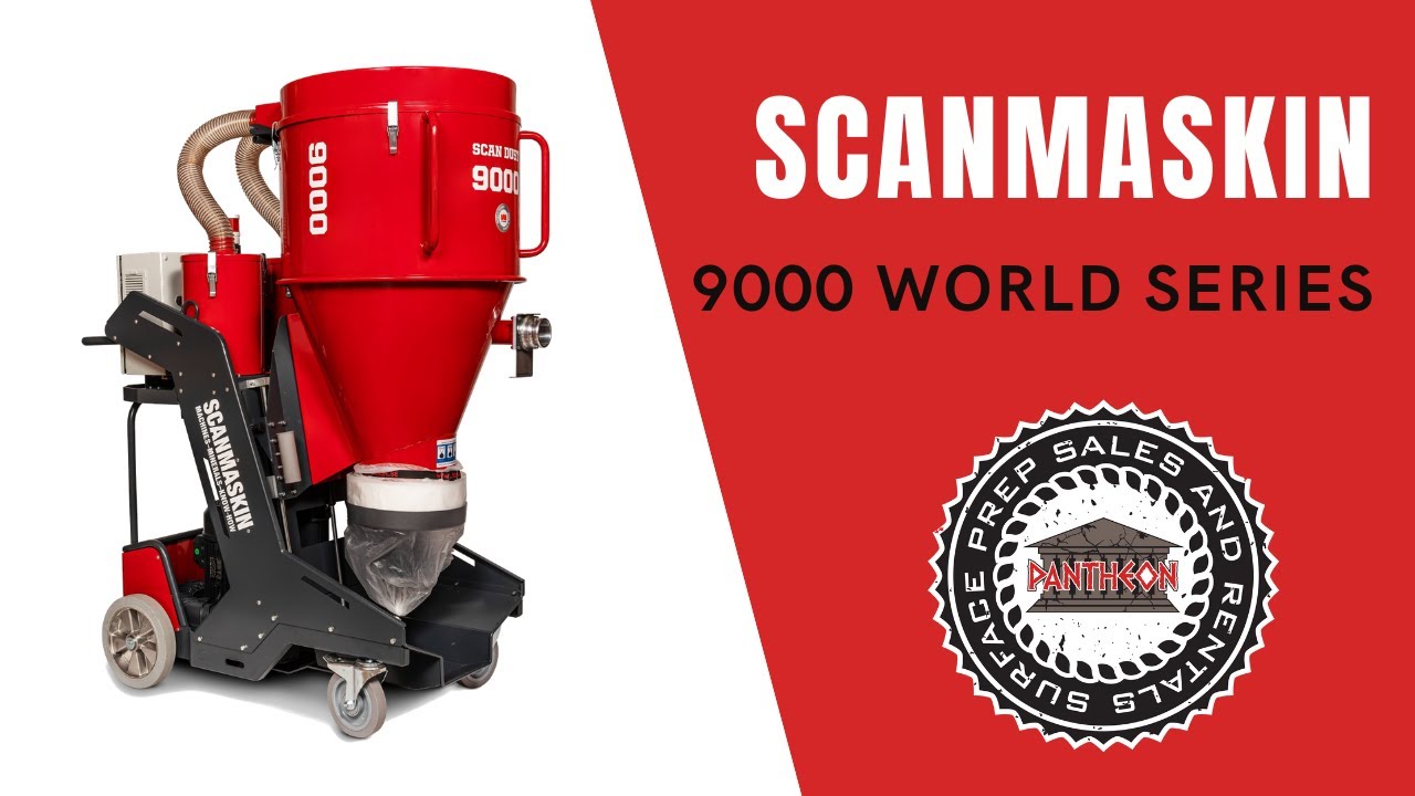 ScanMaskin Scan Dust 9000 230 Volt Vacuum - Pantheon Surface Prep Training