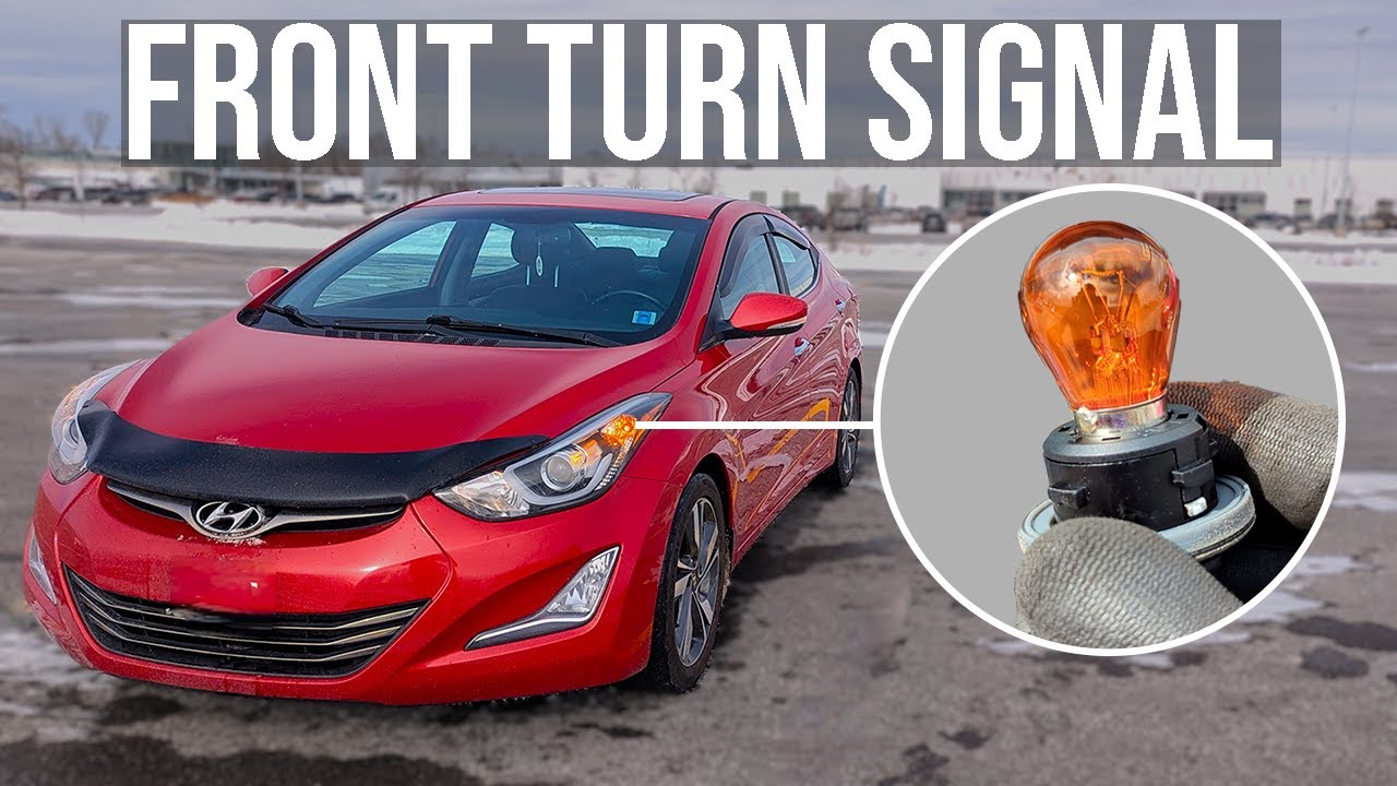 Replace Front Turn Signal Bulb - Hyundai Elantra (2011-2016)