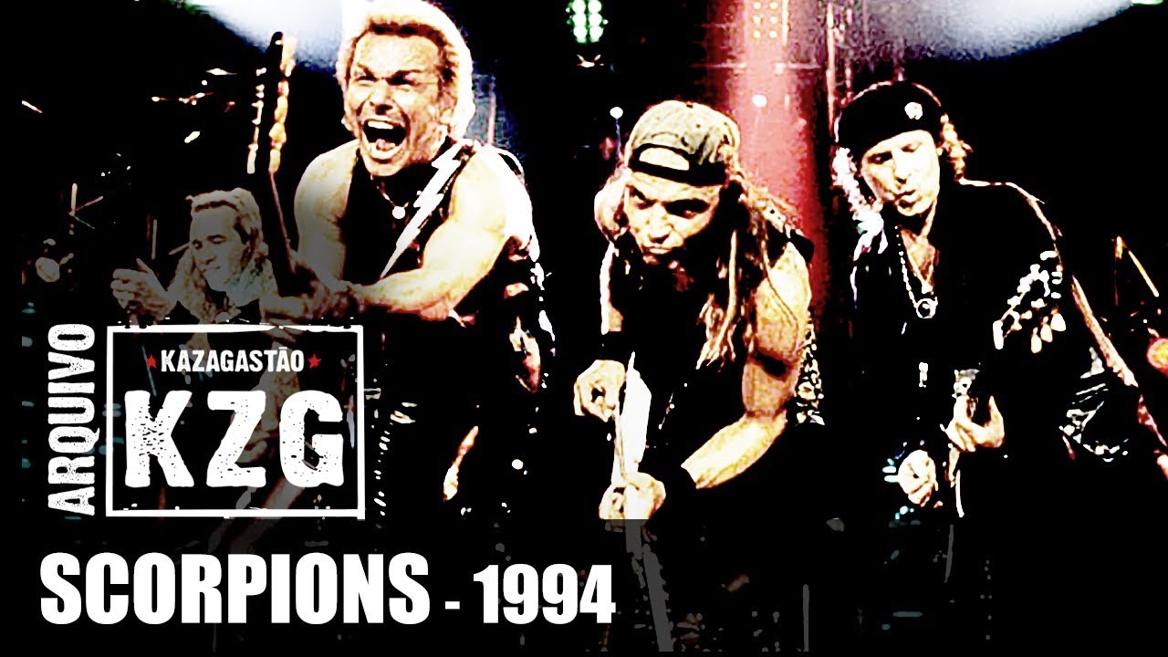 SCORPIONS (1994) - Arquivo KZG - entrevistado por Gastão Moreira
