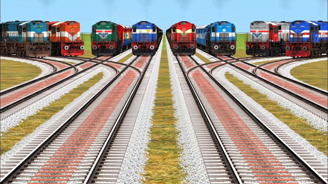 😨 रेलवे का ऐसा ट्रैक पहले नहीं देखा होगा | Train Gameplay