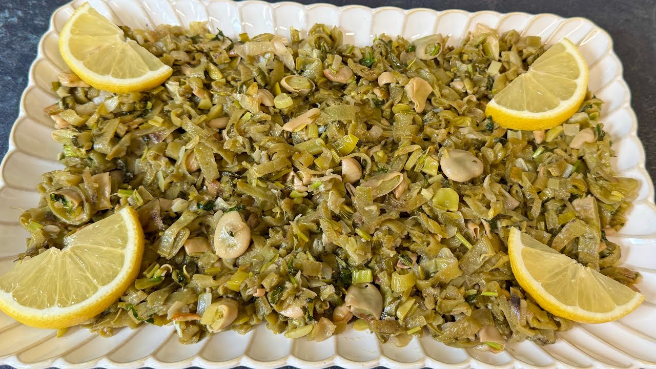 قلاية فول اخضر مع الكزبرة والثوم من أطيب المأكولات النباتية بموسمها #اكسبلور #food #نباتي 97/100