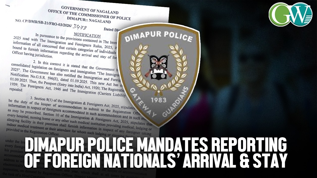 DMP POLICE MANDATES REPORTING OF FOREIGN NATIONALS’ ARRIVAL & STAY UNDER IMMIGRATION &FOREIGNERS ACT