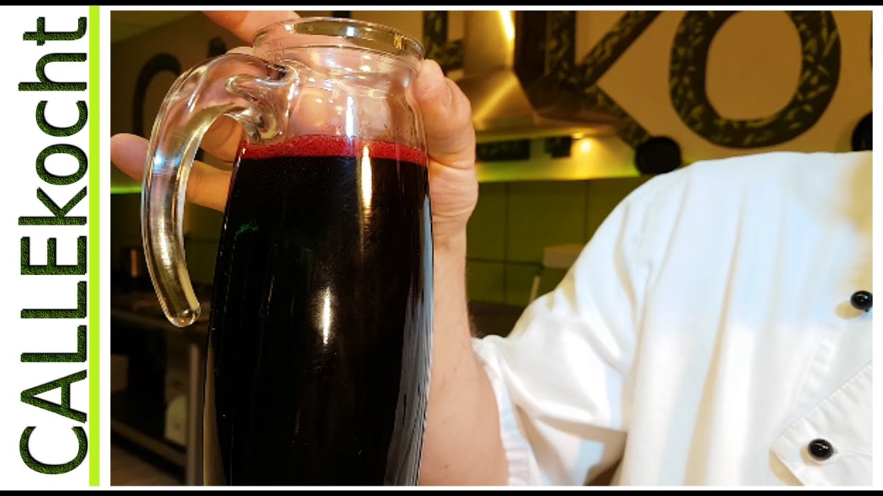 Besten Holundersaft selber kochen - Fliederbeeren einkochen wie Oma