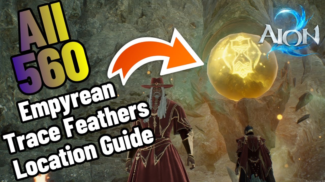 Aion 2 — All 560 Elyos Empyrean Trace Feather Locations | Full Guide & Showcase
