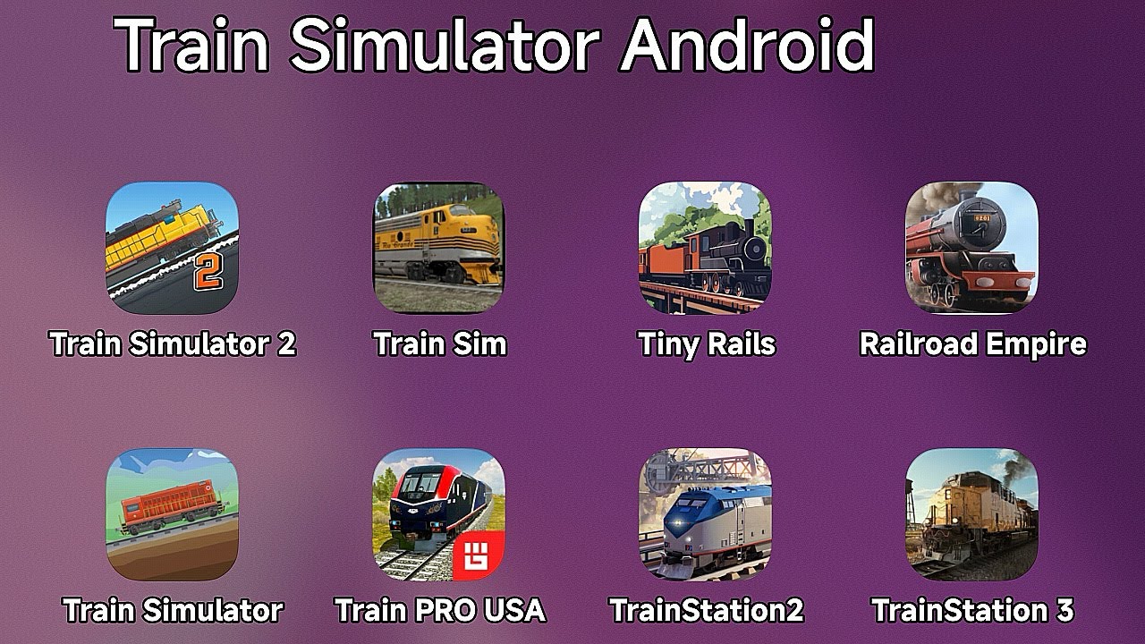 Игры симуляторы поездов: Train Simulator 2, Tiny Rails, Railroad Empire, Train Station 2,3, Train...