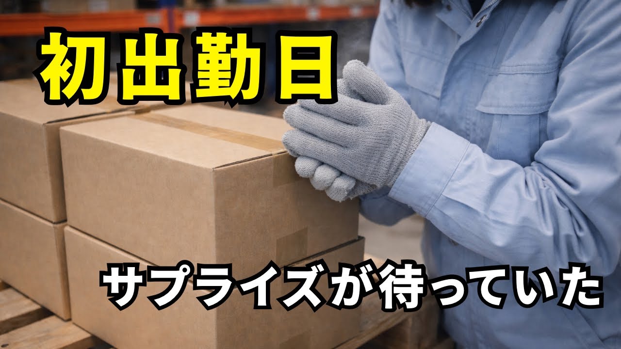 【40代転職VLOG】倉庫派遣の初出勤日｜仕事は余裕…！でも首と手が凍った（極寒）