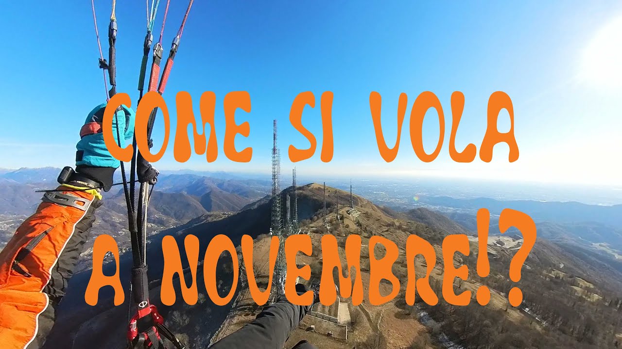 Come si vola a Novembre? -parapendio-
