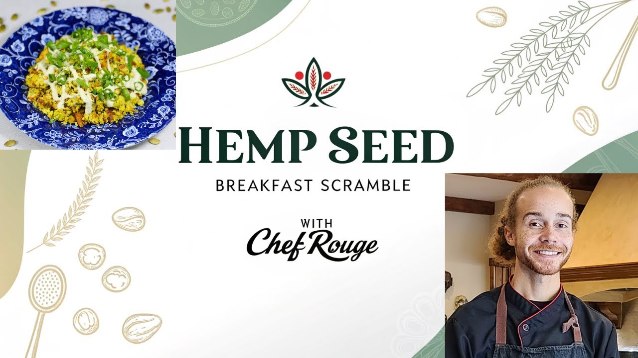 Hemp Seed Breakfast Scramble - Best Vegan Breakfast Recipe Ever!