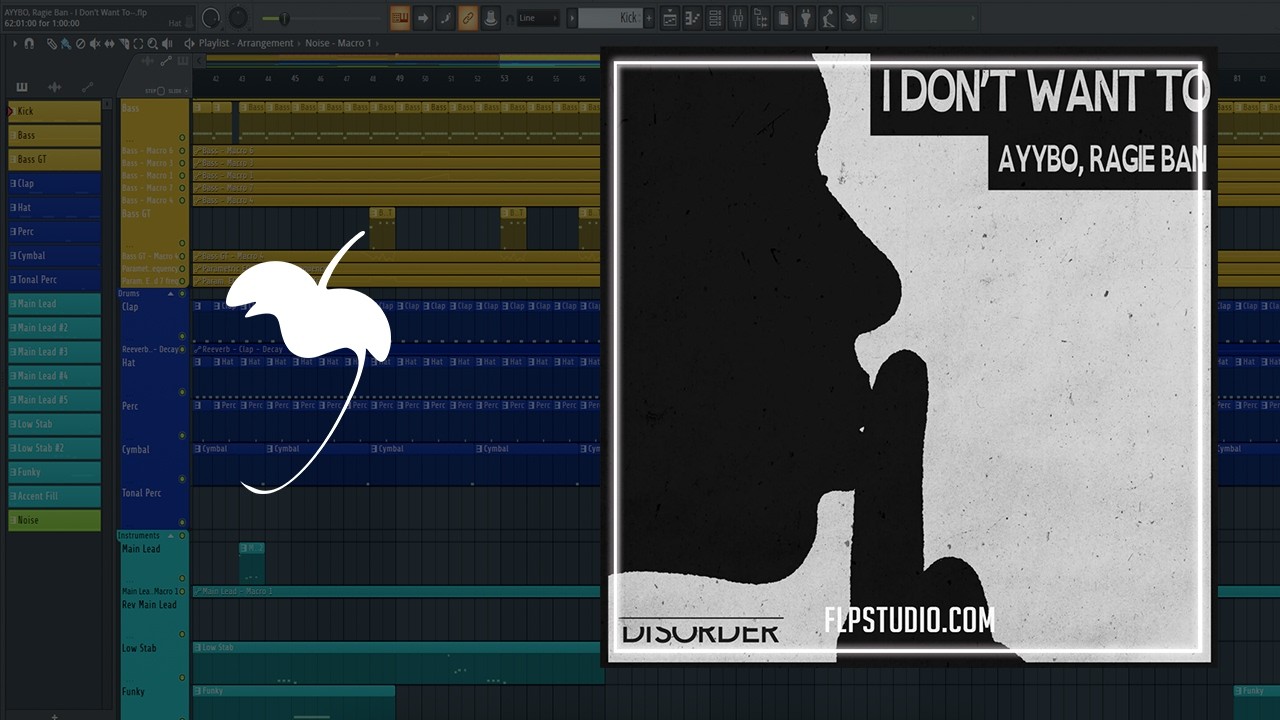 AYYBO, Ragie Ban - I Don't Want To | FL Studio Remake