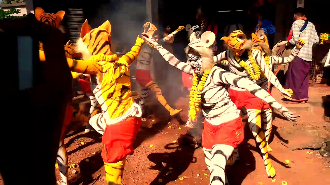 Tiger dance udupi girls.