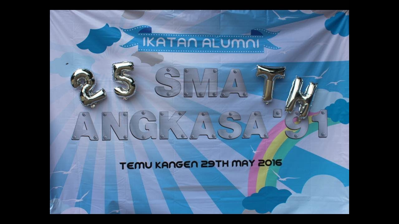 Reuni 2016 - SMA ANGKASA angkatan 1991 (Official Music Video)