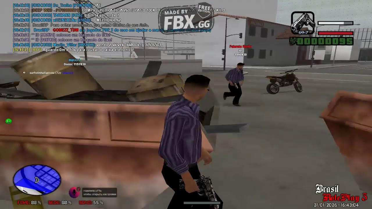 LIVE ON JOGANDO BRASIL ROLEPLAY  #1k