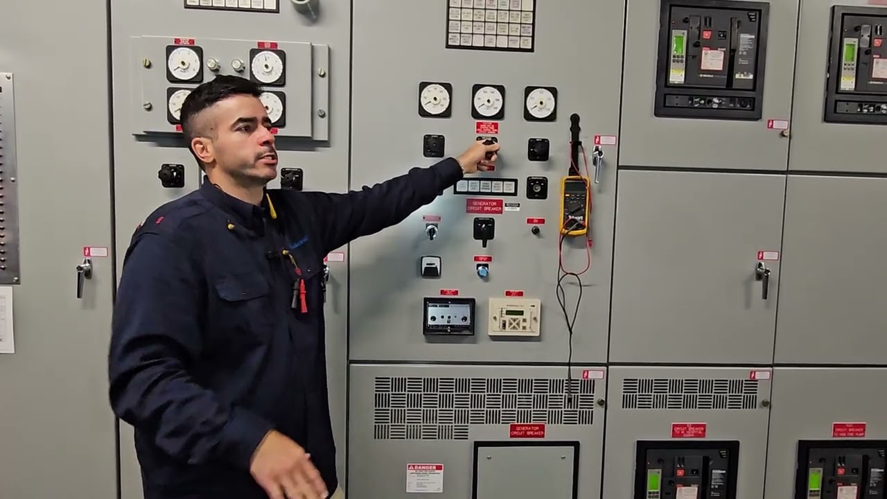 In Service Generators Control Panel and Synchronization