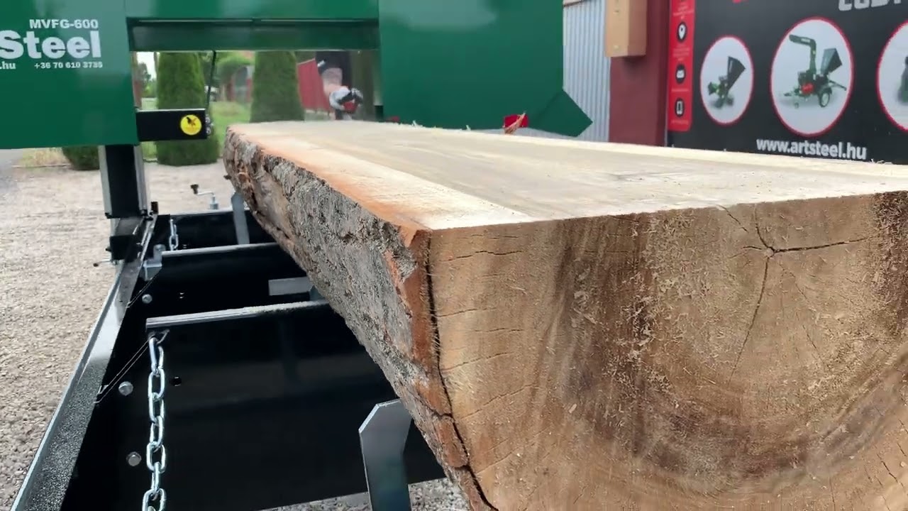 Mobil fekvő szalag fűrész artSteel MVFG-600 - 01