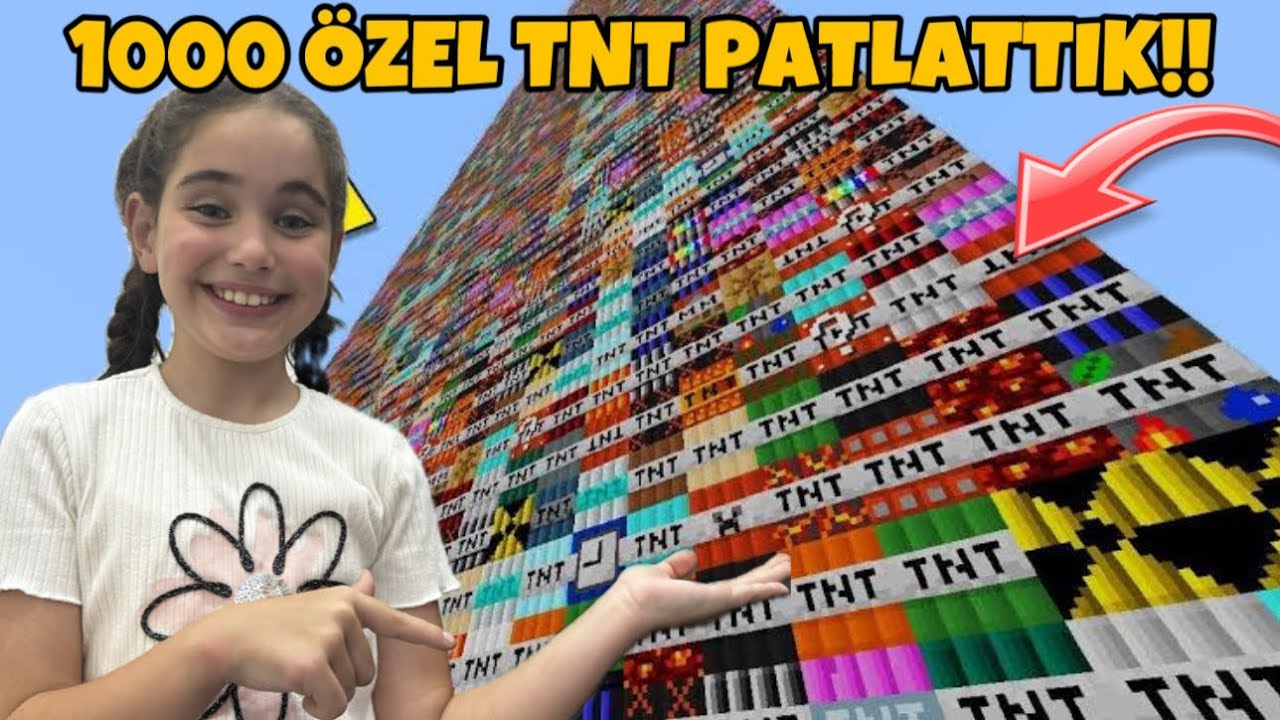 1000 Farklı Özel TNT Patlattım!! Dünya PATLADI !! Bilgisayar ÇÖKTÜ !!