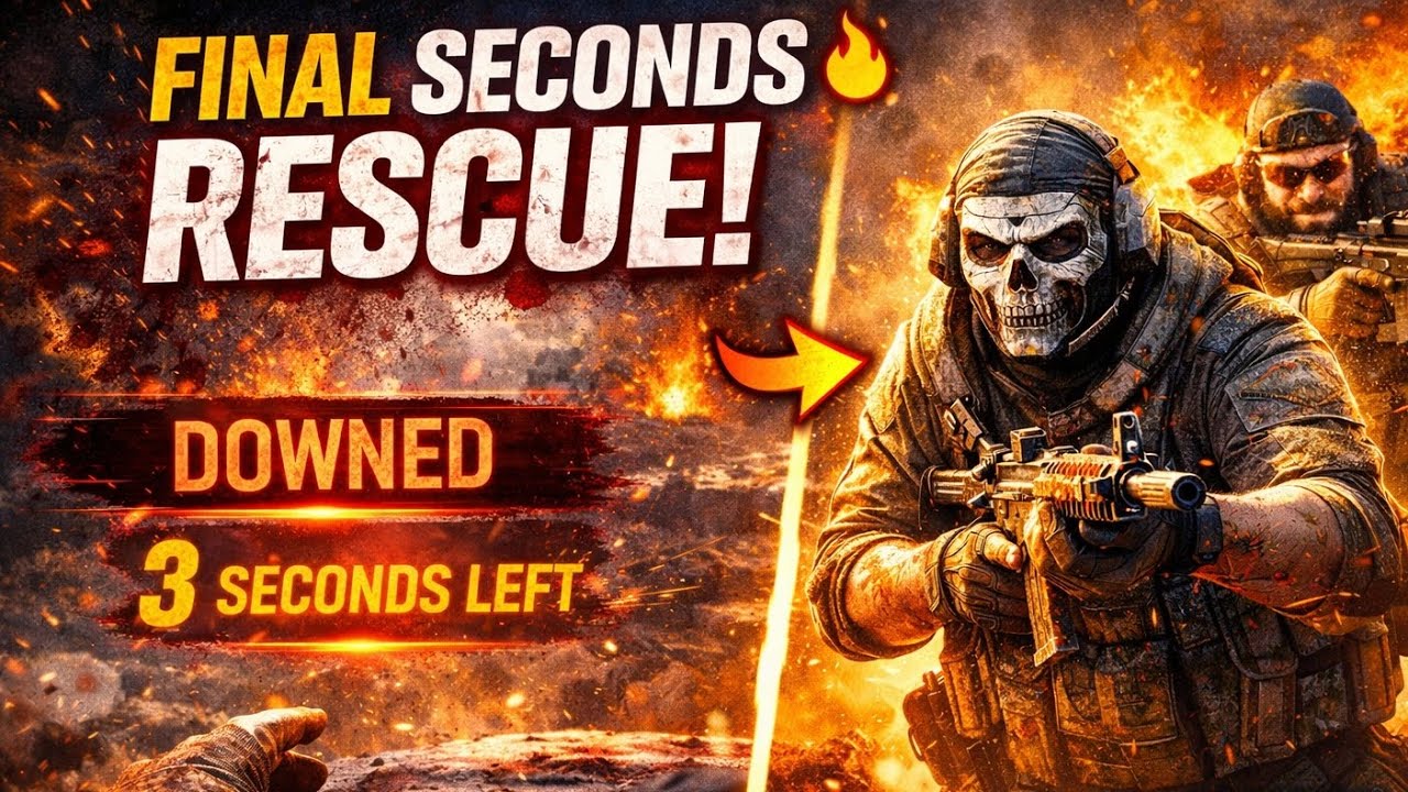 Final Seconds Rescue! 🔥 | COD Mobile Team Clutch