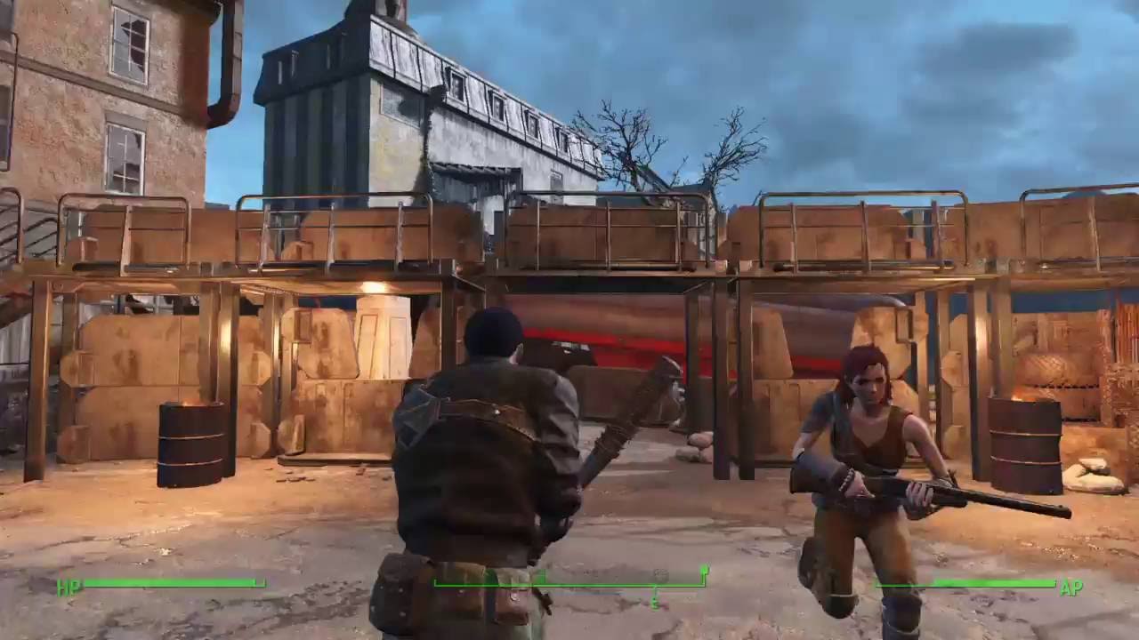 PART 8 - NEGAN BUILD Fallout 4 (Walking Dead)