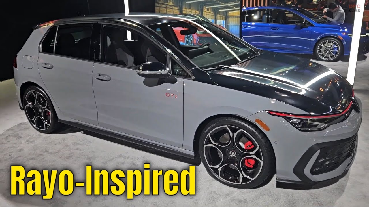 VW Golf GTI, вдохновлённый Rayo, шокирует на автосалоне в Лос-Анджелесе 2025 года