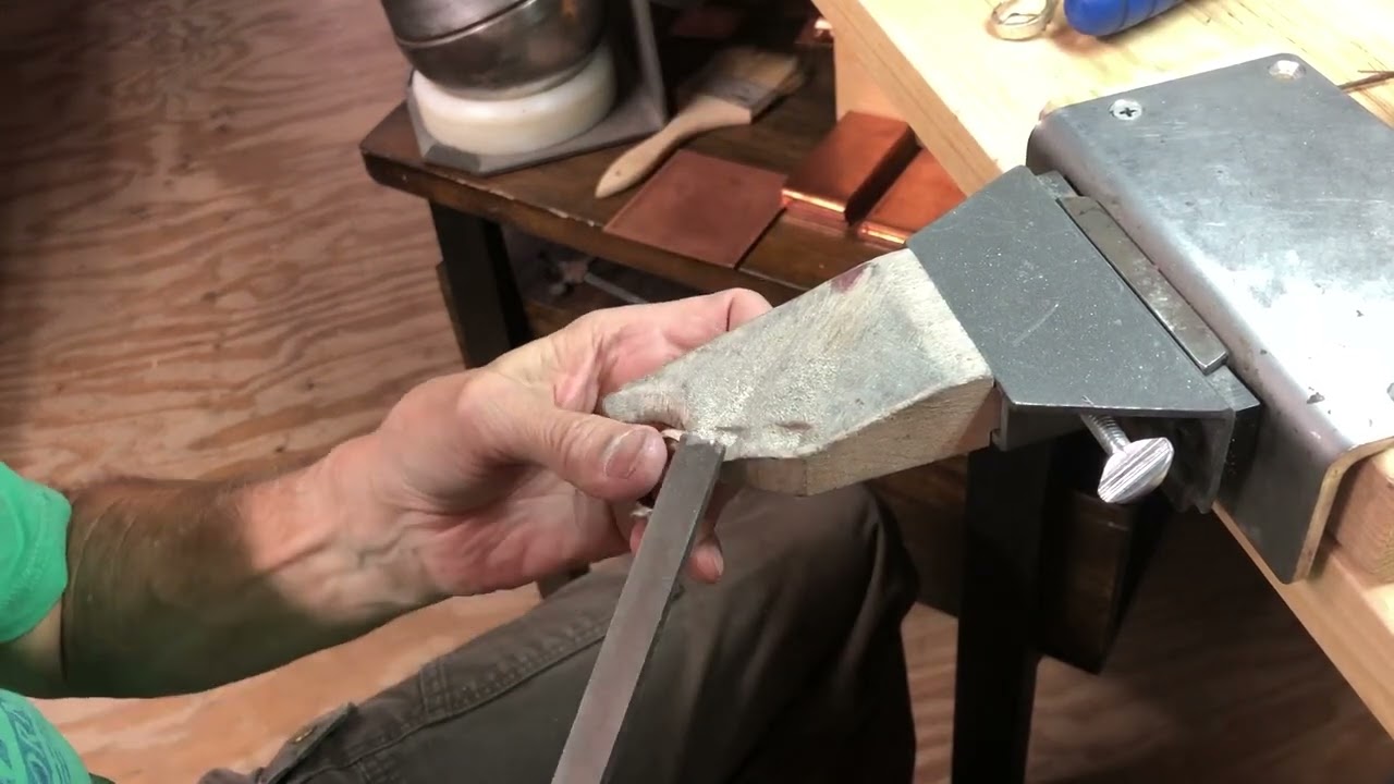 Basic Filing of the Sand Cast Fancy Six Prong Ring
