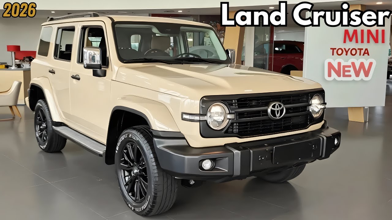Mini Land Cruiser 2026 &ndash; design w stylu vintage, wnętrze high-tech!
