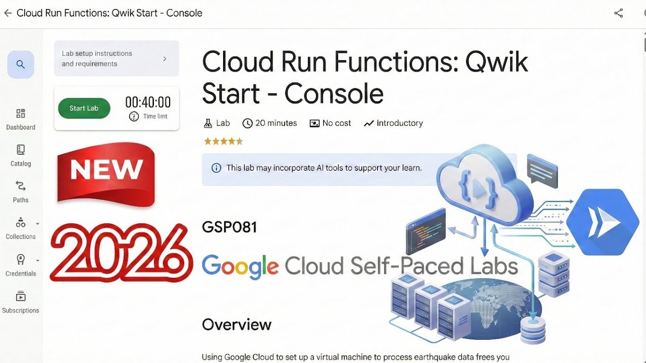 Cloud Run Functions: Qwik Start Console | GSP081 | #arcade2026 #googlecloudskillsboost #arcade2026