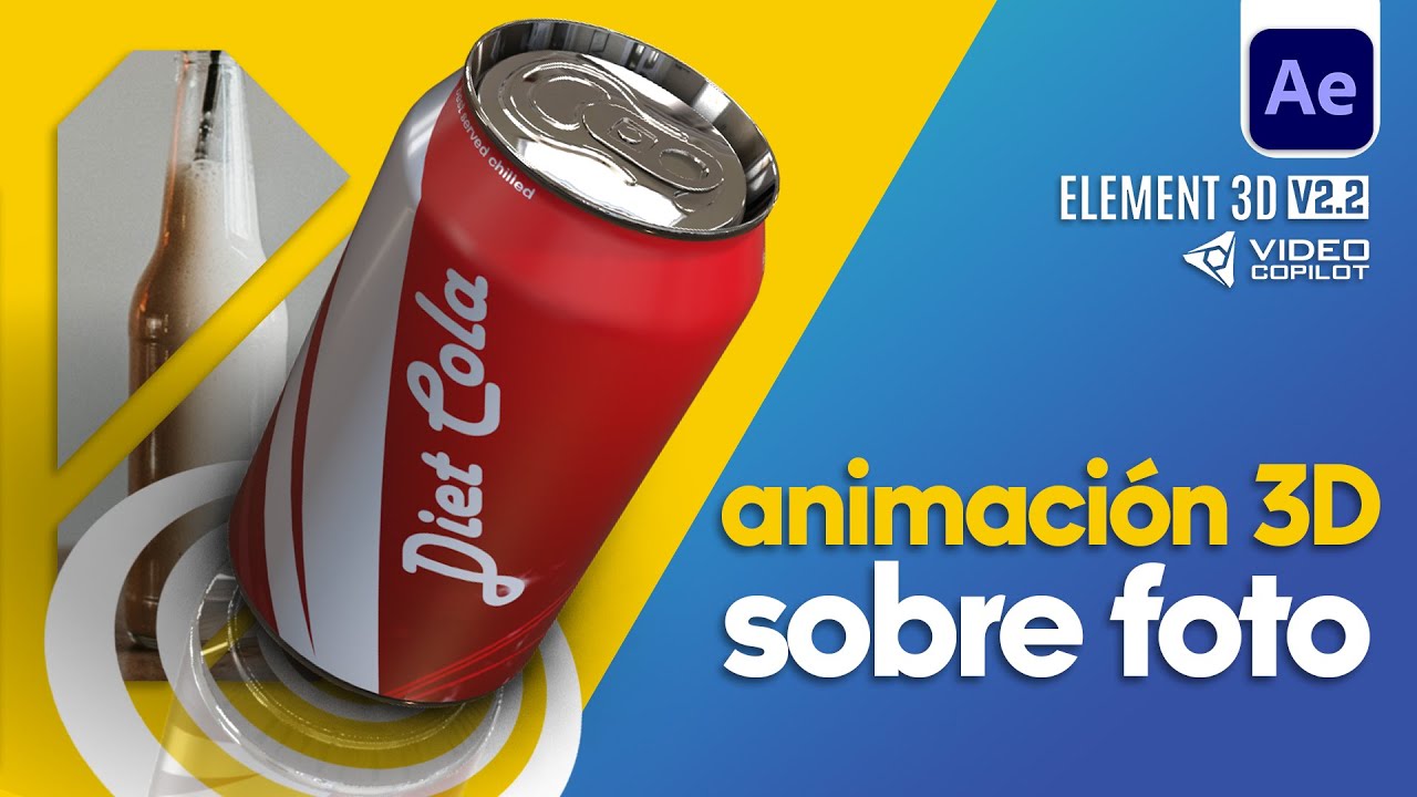 ¡Cómo agregar y animar un modelo 3D en Element 3D como un profesional!