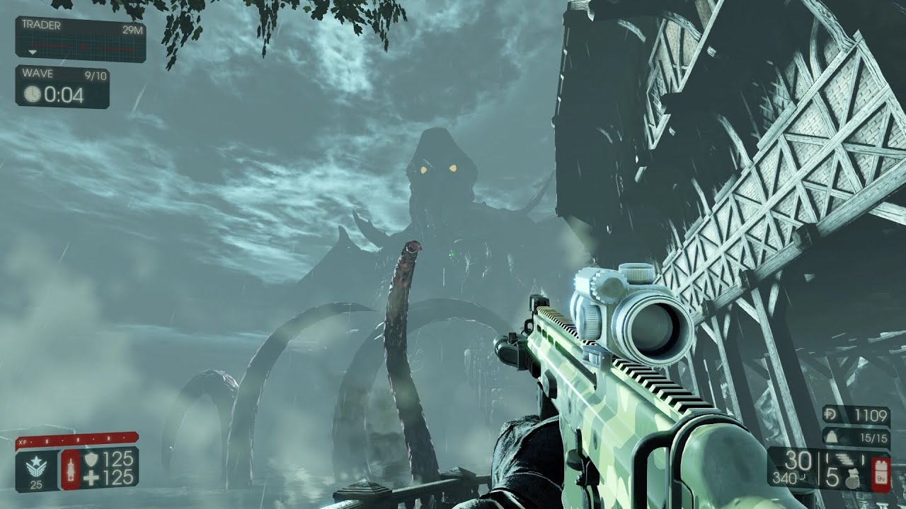 Killing Floor 2 hell on earth solo commando gameplay on Sanitarium