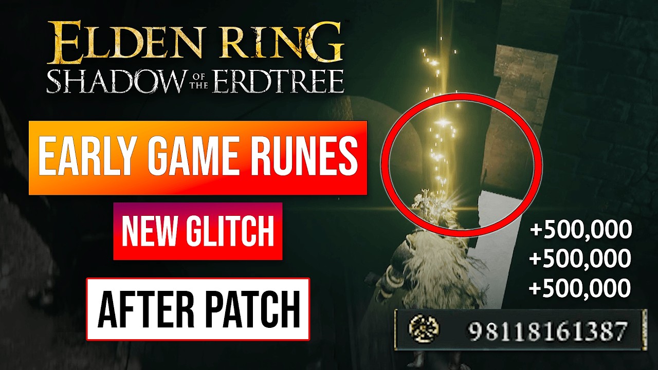 Elden Ring Rune Farm ✅ | Super Early Game Rune Glitch | Godrick Cheese! 500K Per Minute!
