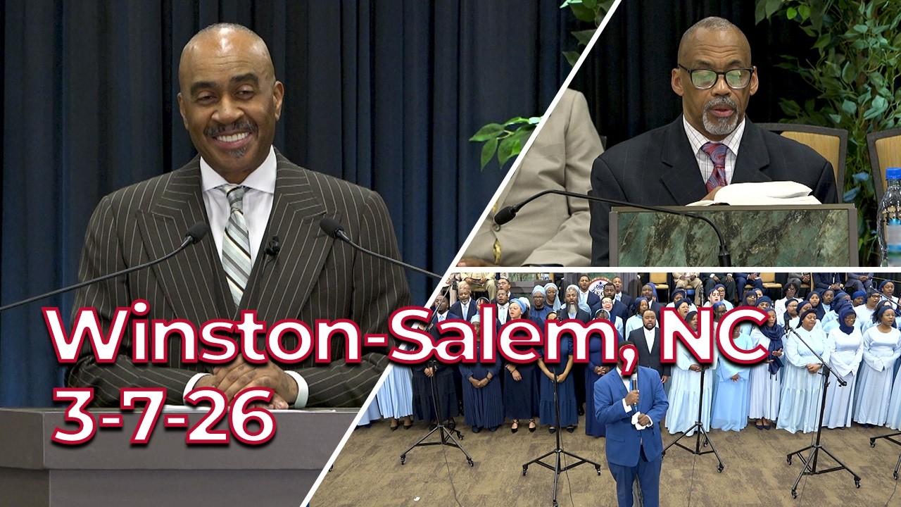 First Church TOG Broadcast  March 7th 2026 Saturday PM Edited With Scriptures Winston Salem, NC